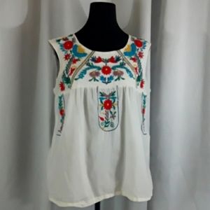 Willow & Clay Boho/Peasant Top